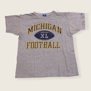 Champion USA Vintage Michigan Football Tee Shirt